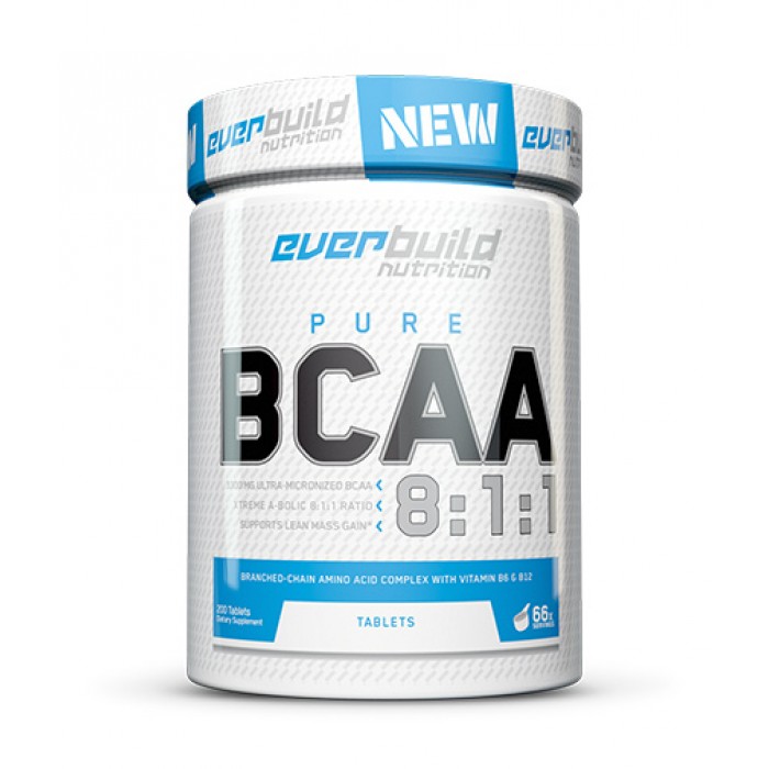 EVERBUILD BCAA 8:1:1 1000mg / 200 tabs.